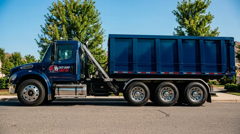 Easy Dump Easy Go roll-off dumpster rental team in Fall River MA